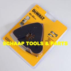 MultiTool schuurplateau zool met klithechting 93 x 93 x 93 mm | DT20700-QZ